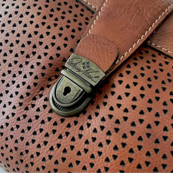 🎉 NEW LISTING Patricia Nash Brown Satchel Doctor Bag Large Shoulder Bag - Picture 13 of 15